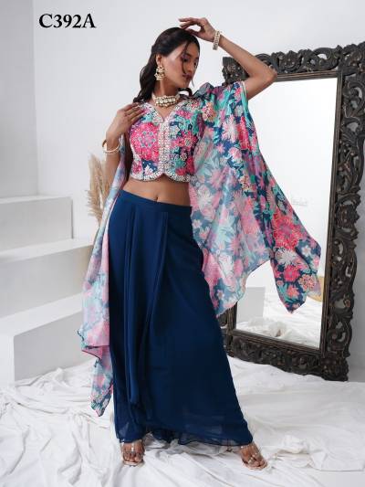 AMOHA C392A DESIGNER CROP TOP WHOLESALER IN INDIA